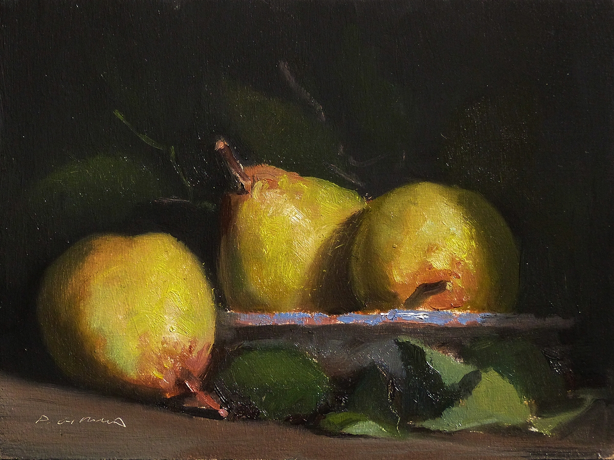 Peinture : 3 Poires 