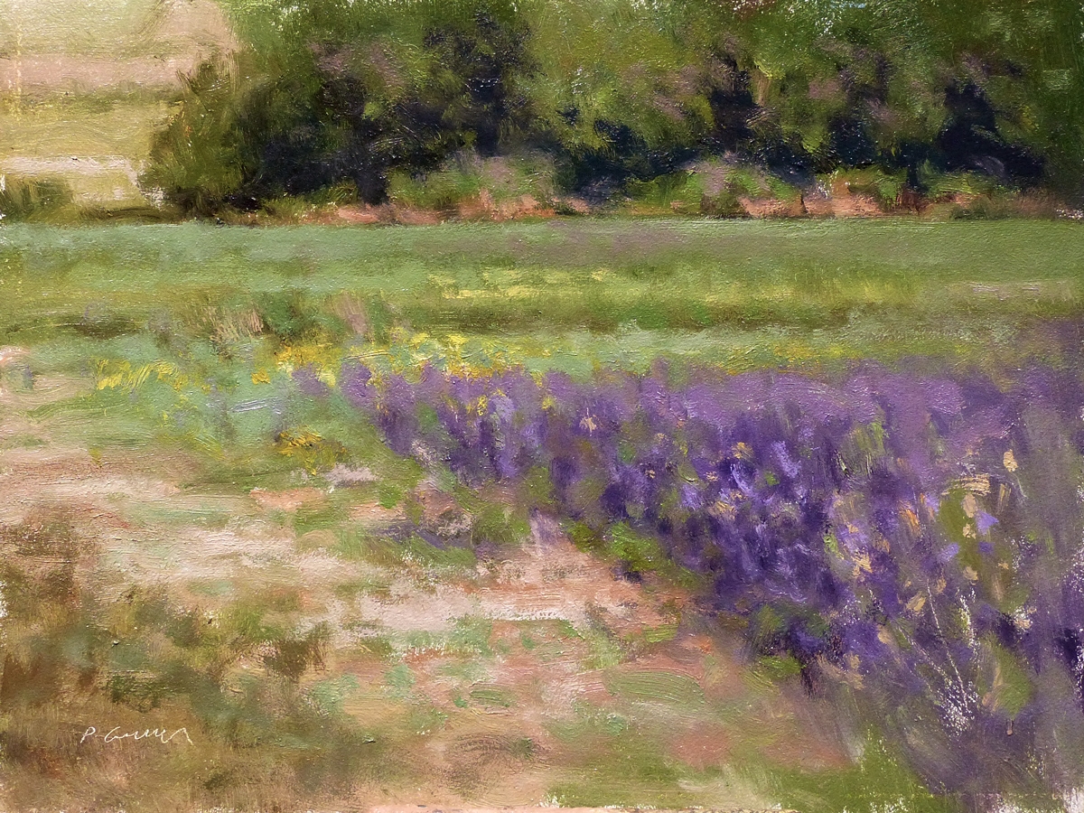 Peinture : Champs de Bellevue 