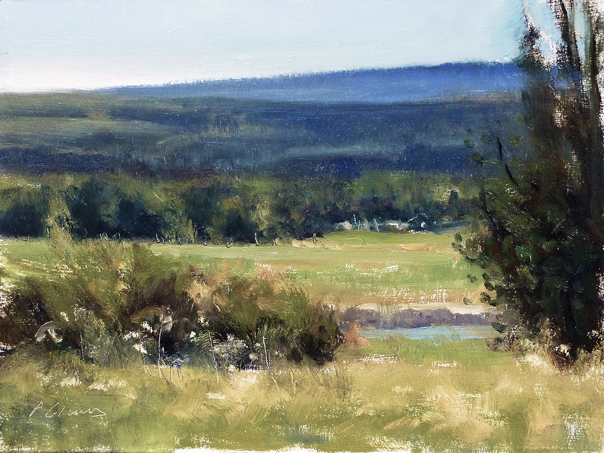 Peinture : Au Bord du Canal 