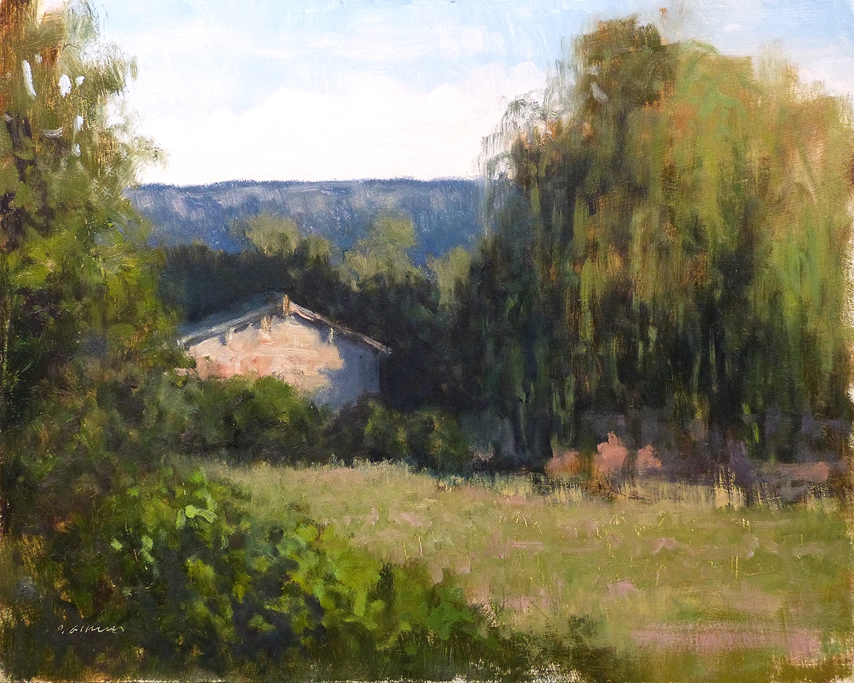 Peinture : Chemin des Bellons 