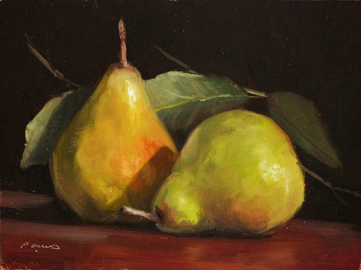 Peinture : 2 Poires 
