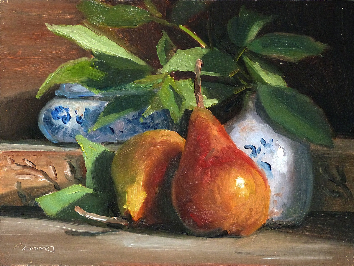 Peinture : 2 Poires 