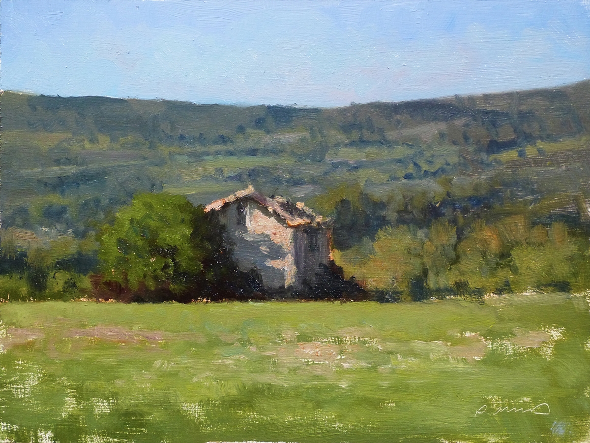 Peinture : Cabanon vers Ribiers 