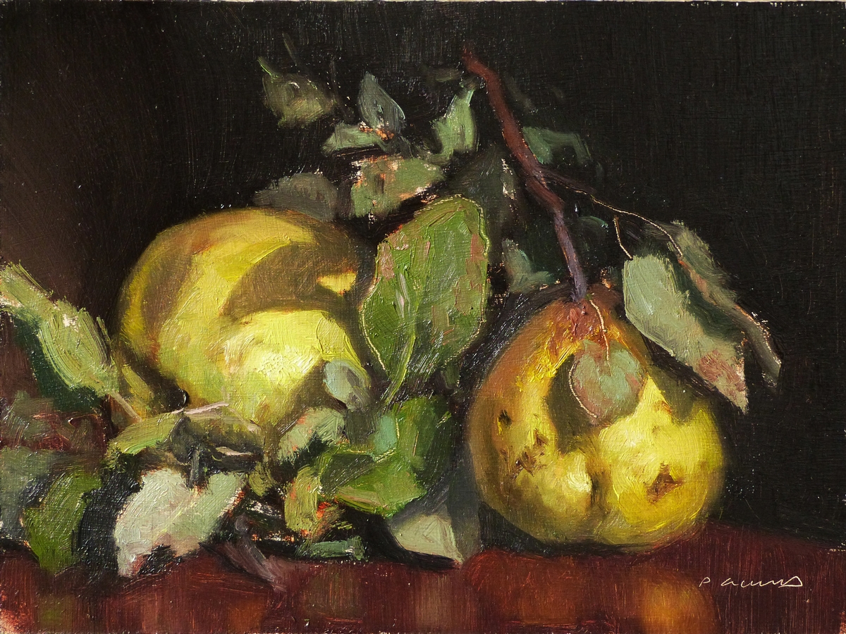 Peinture : 2 Coings 