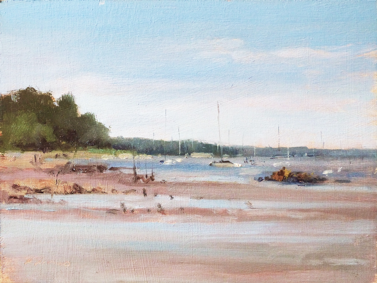 Peinture : Marée Basse (Morbihan) 