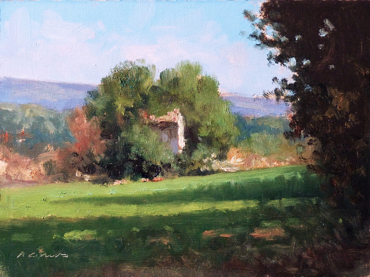 Peinture : Cabanon près de Peipin