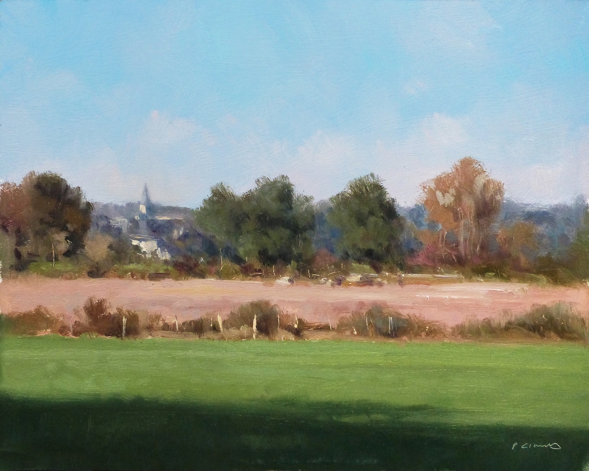 Peinture : Bord de Loire 
