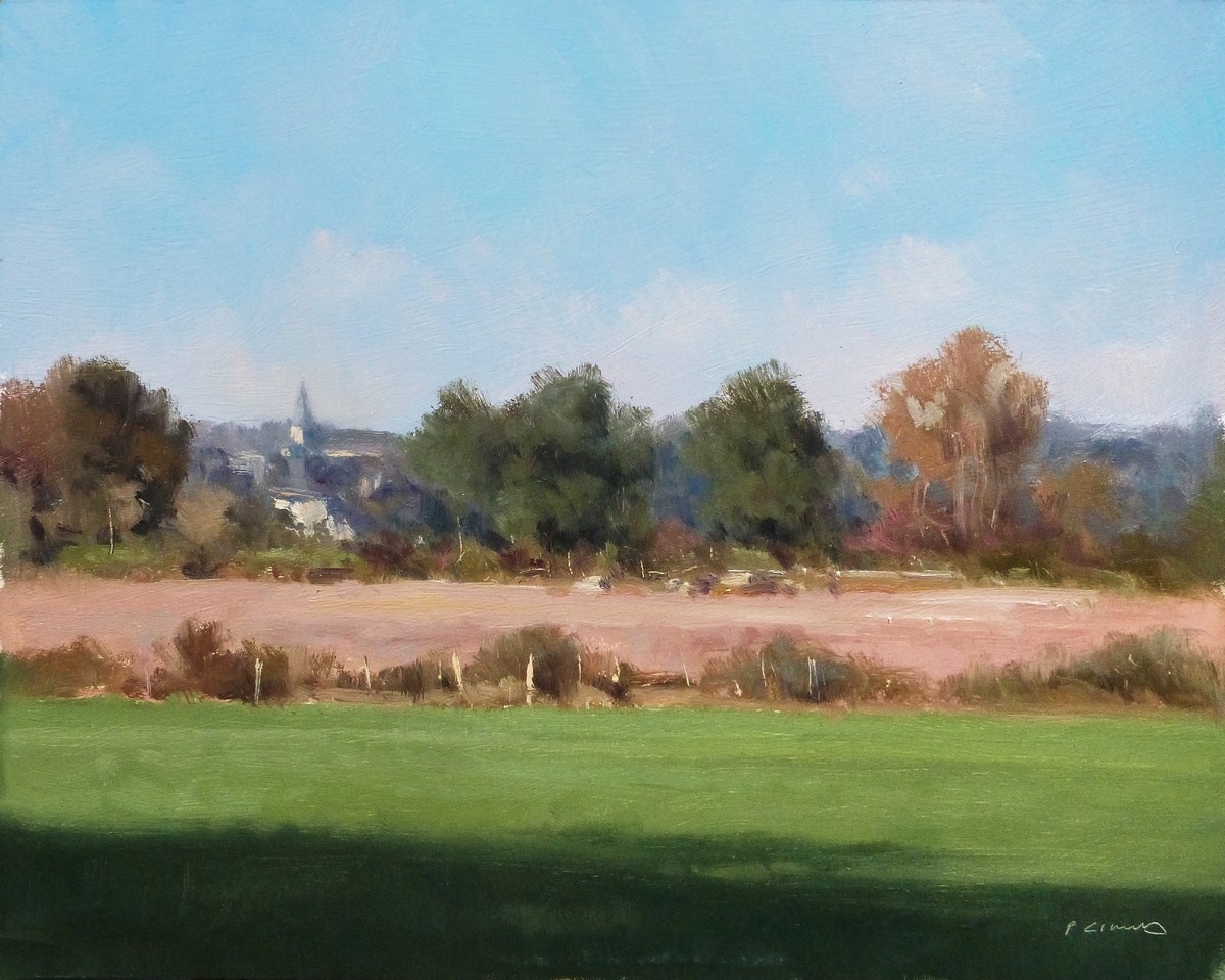 Peinture : Bord de Loire