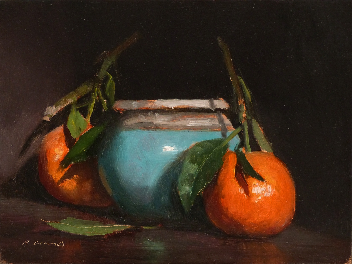 Peinture : Clémentines 