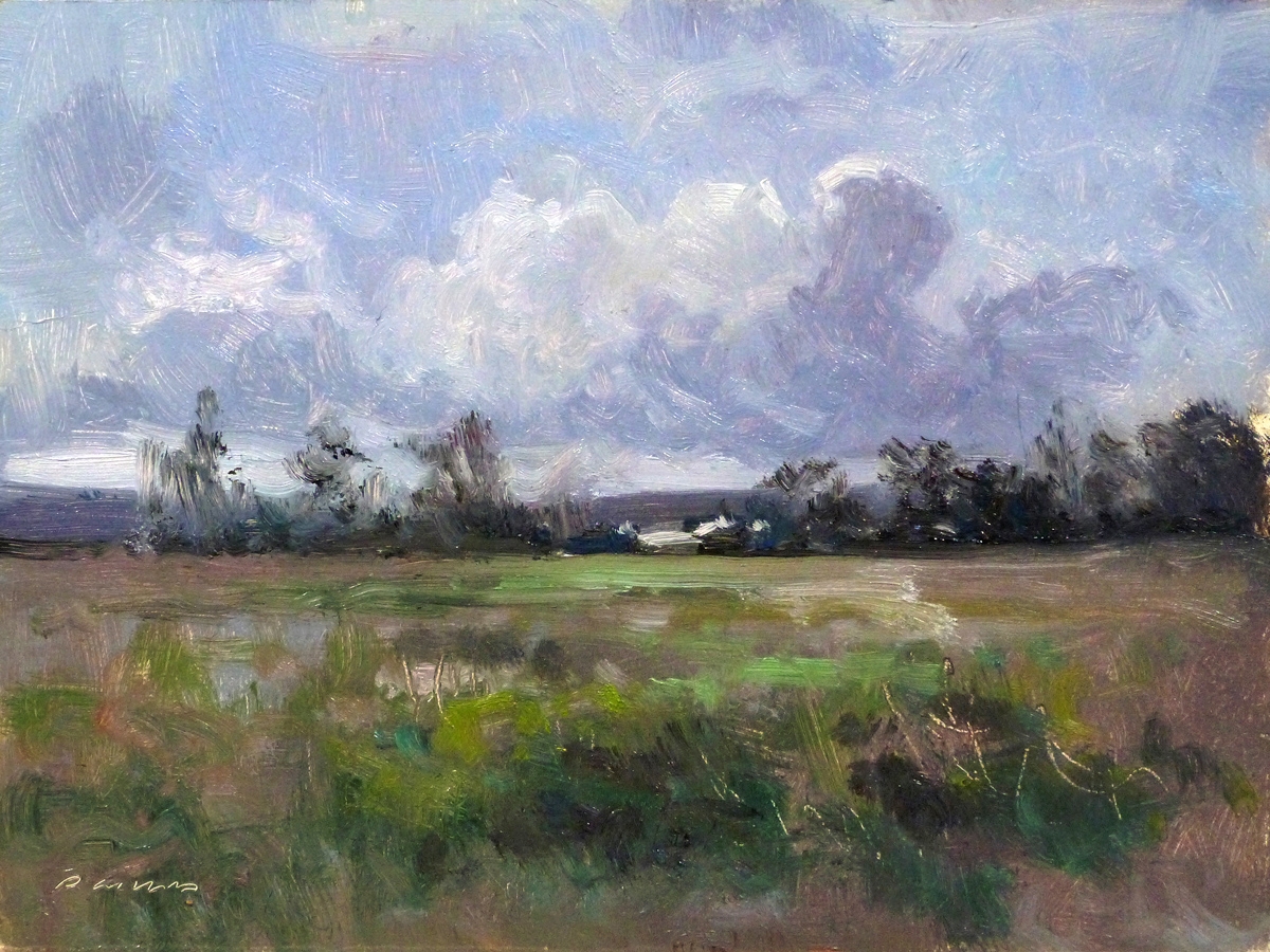Peinture : Jour de Pluie 