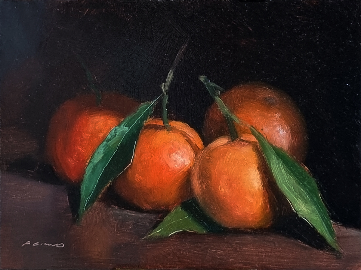 Peinture : Clémentines 