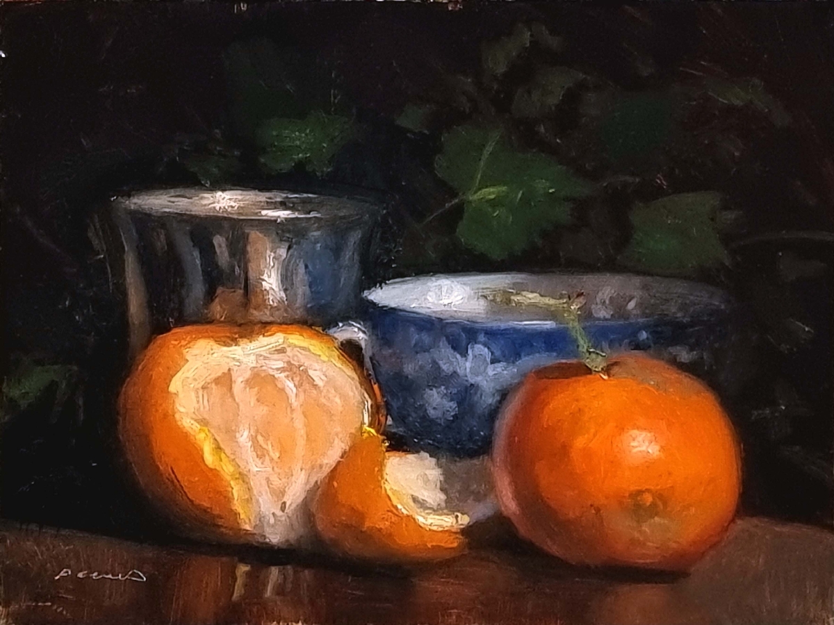Peinture : Clémentines 