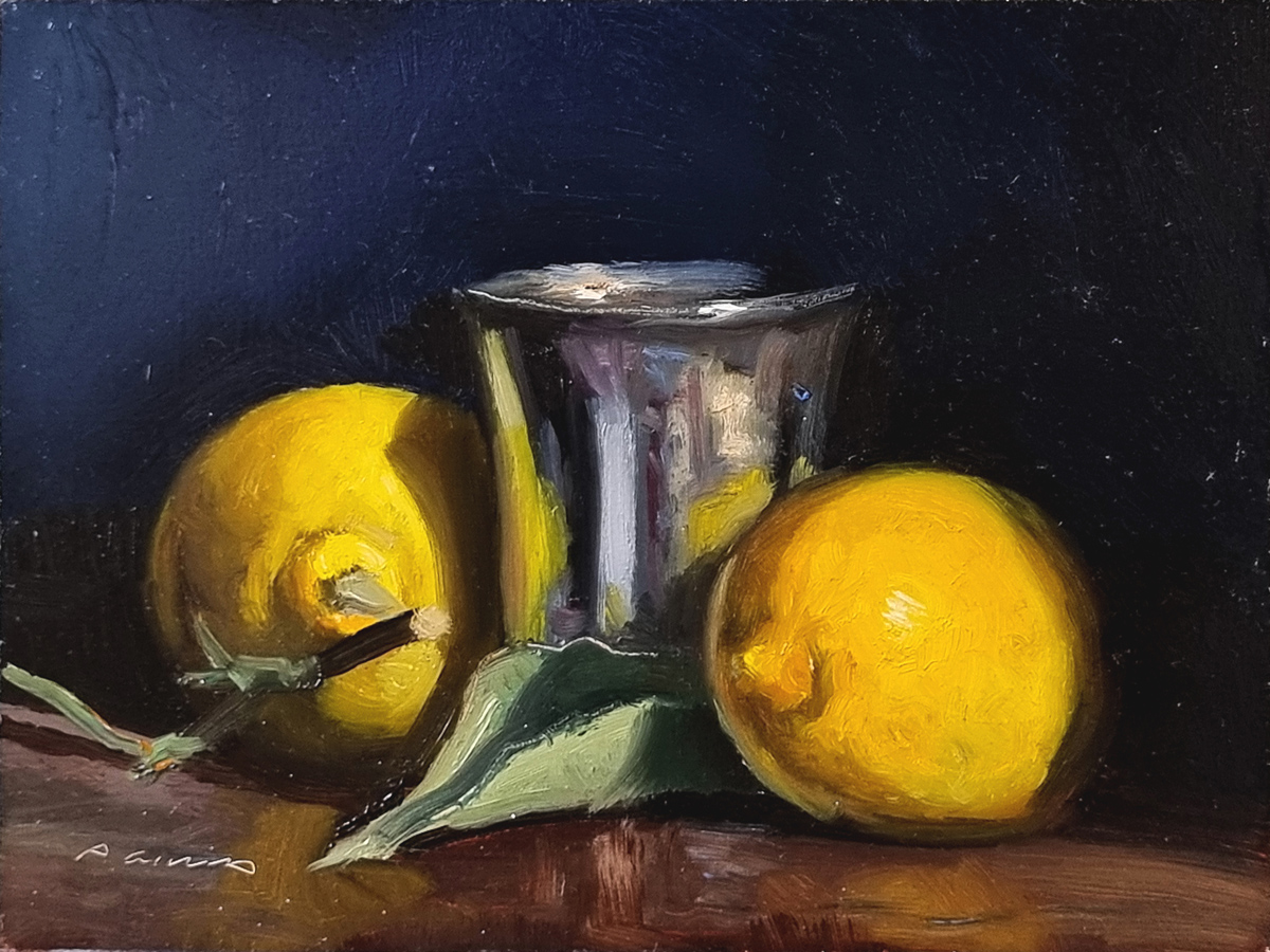 Peinture : 2 Citrons 