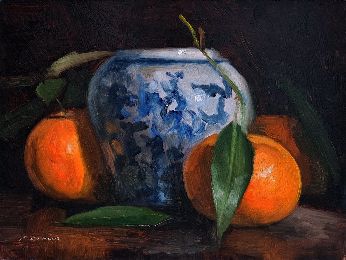 Peinture : Clémentines 