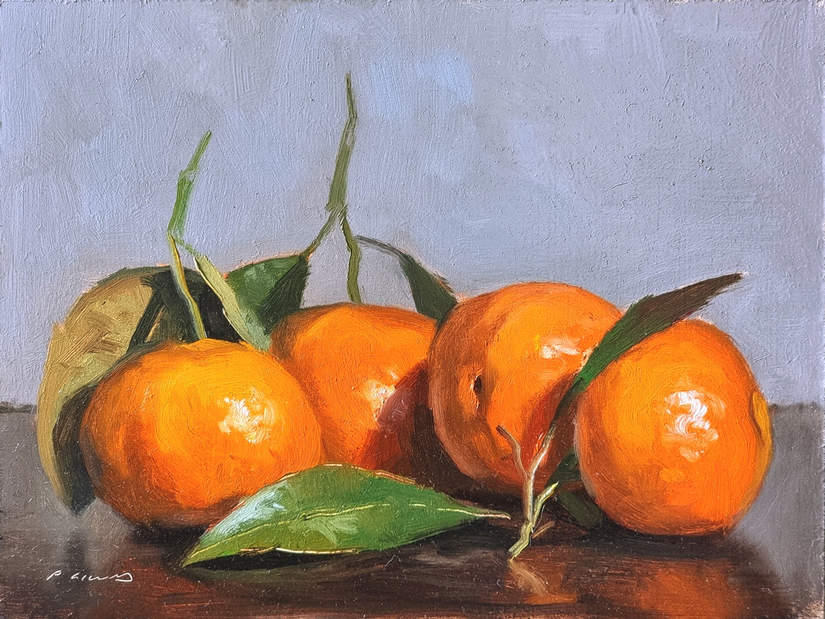 Peinture : Clémentines 