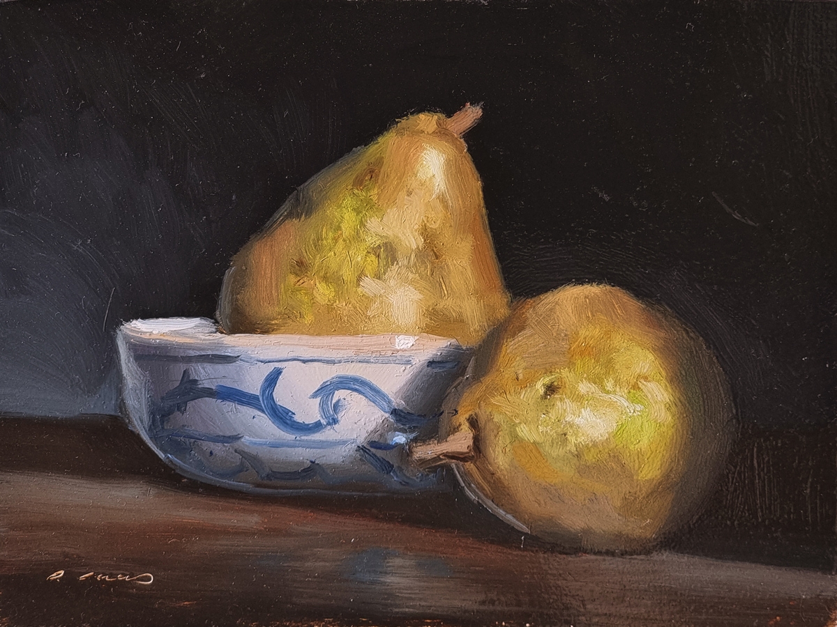 Peinture : Poires Williams 