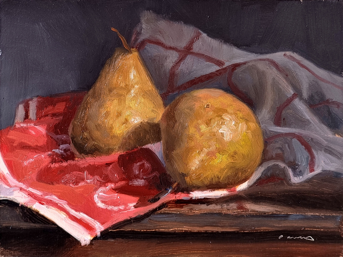 Peinture : 2 Poires 