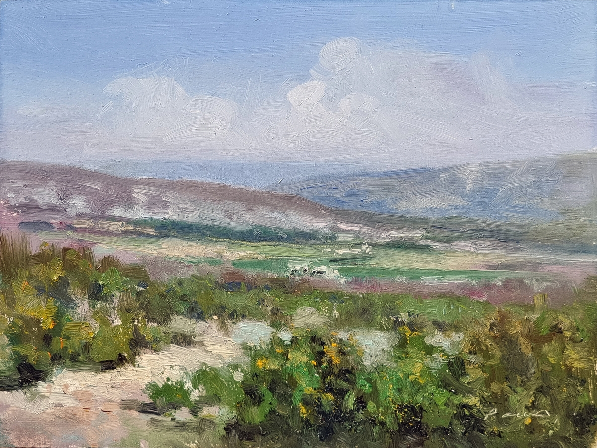 Peinture : Vallée du Jabron