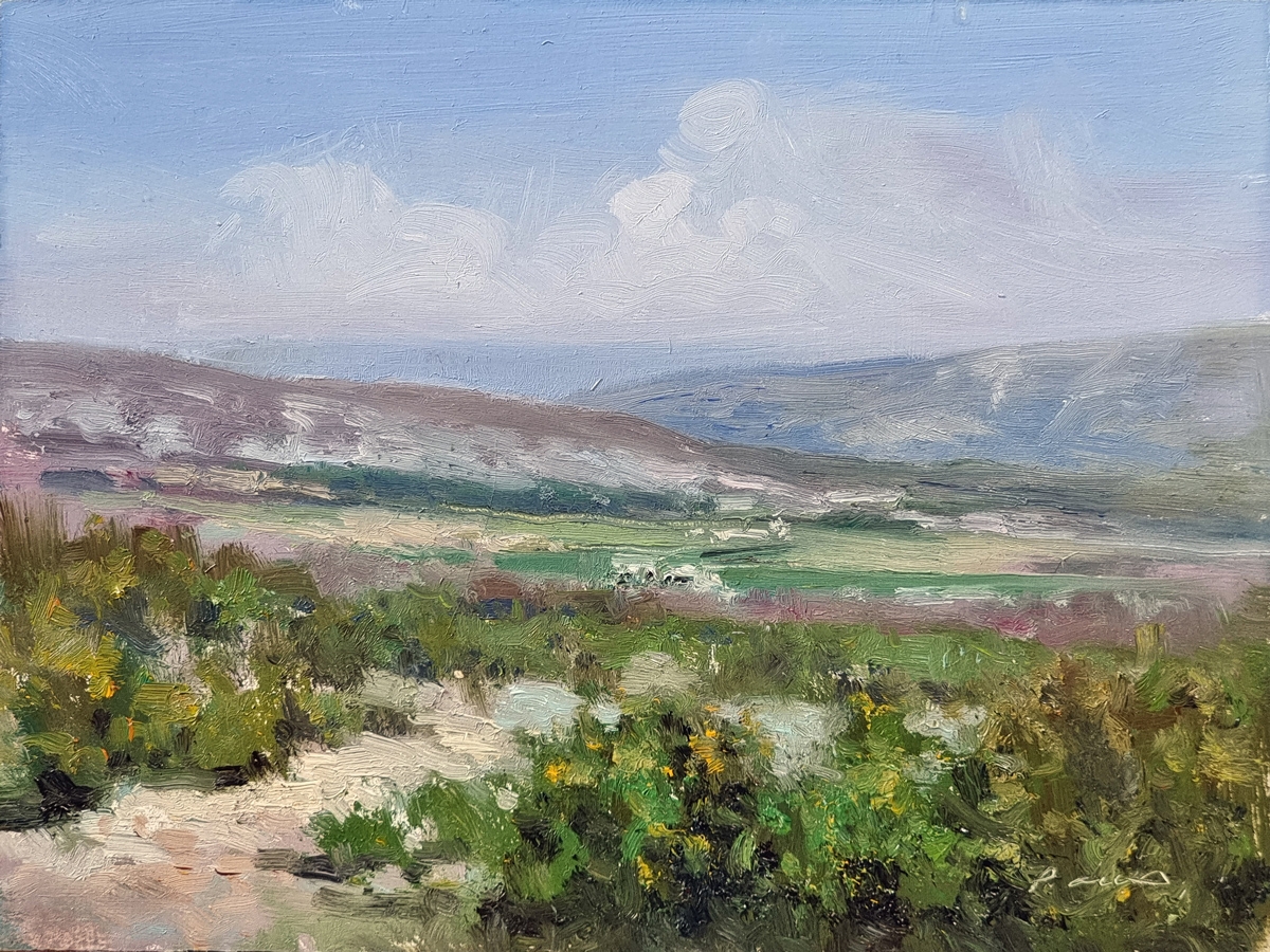 Peinture : Vallée du Jabron 