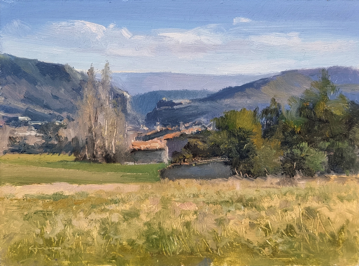 Peinture : Vallée de la Durance