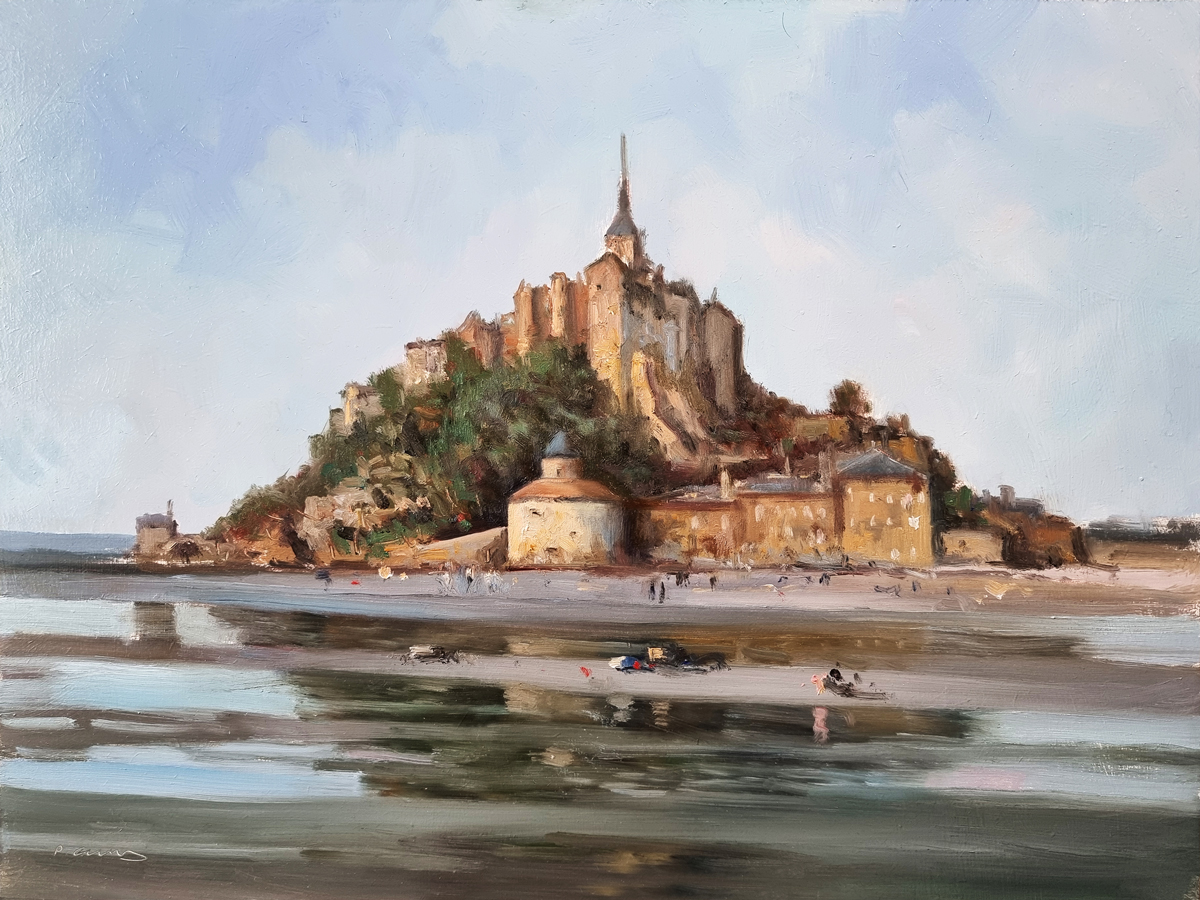 Peinture : Mont-Saint-Michel