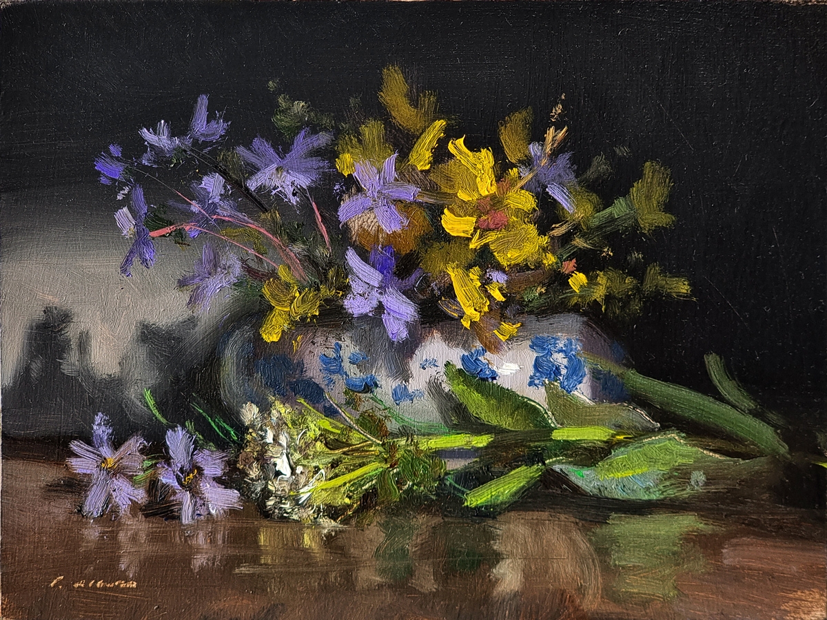 Peinture : Bouquet Printanier 