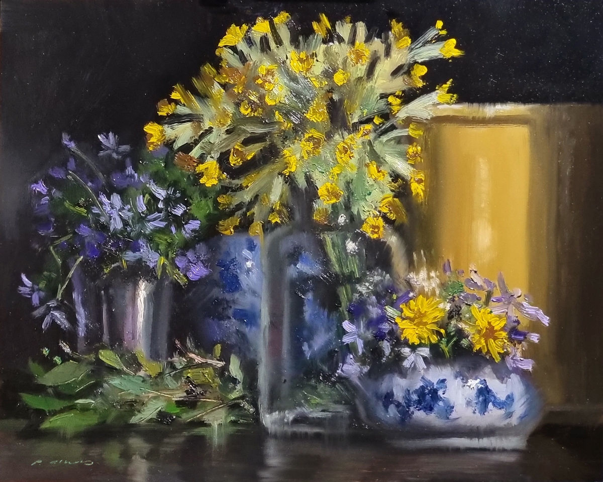 Peinture : Fleurs de Printemps 