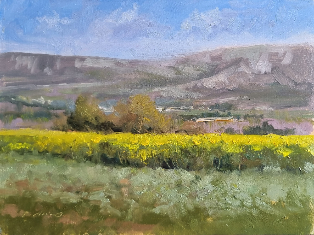 Peinture : Champs de Colza