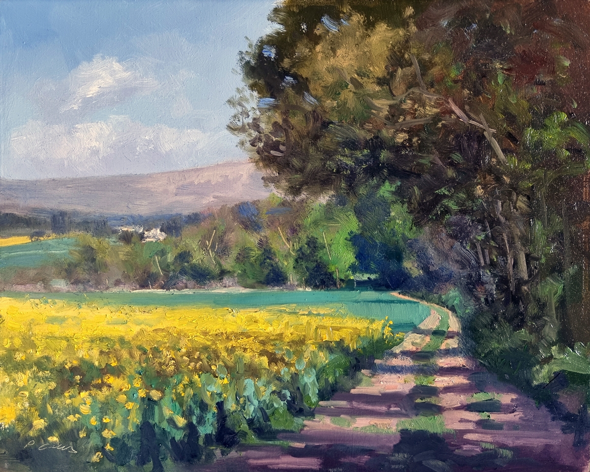 Peinture : Chemin des Marins (Avril) 
