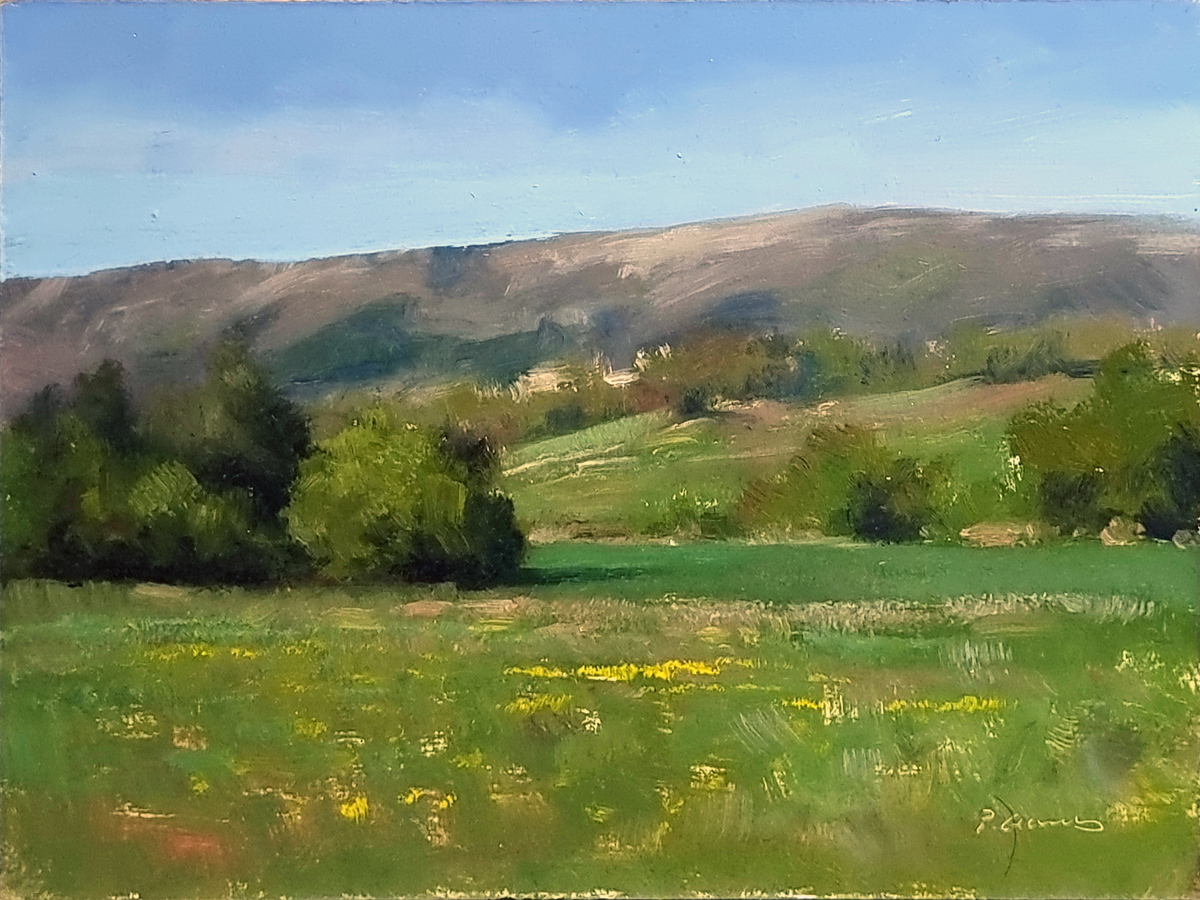 Peinture : Champs des Chevalys 
