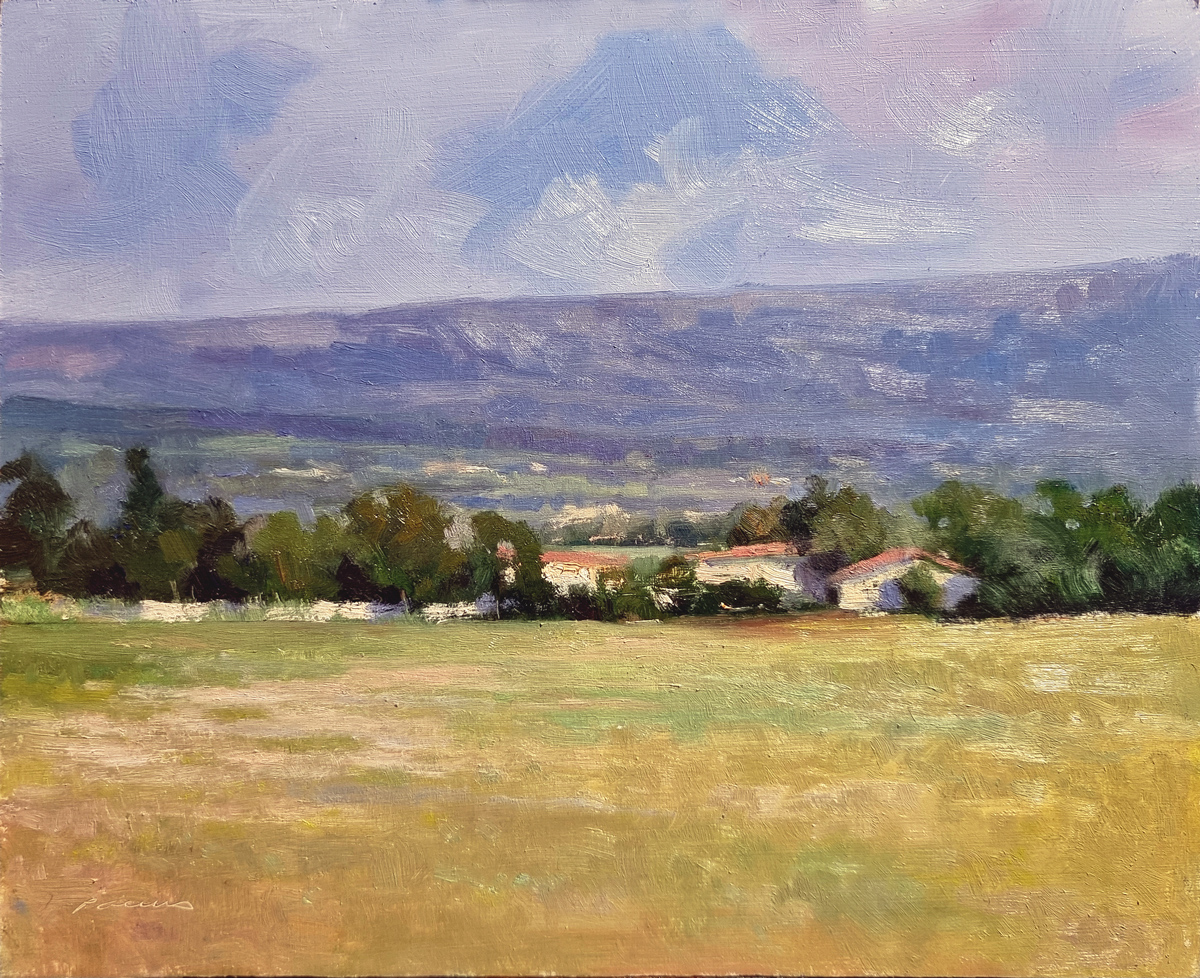 Peinture : Champs des Combes 