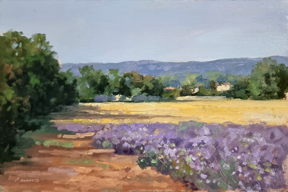 Peinture : Lavande Champs des Ateliers 