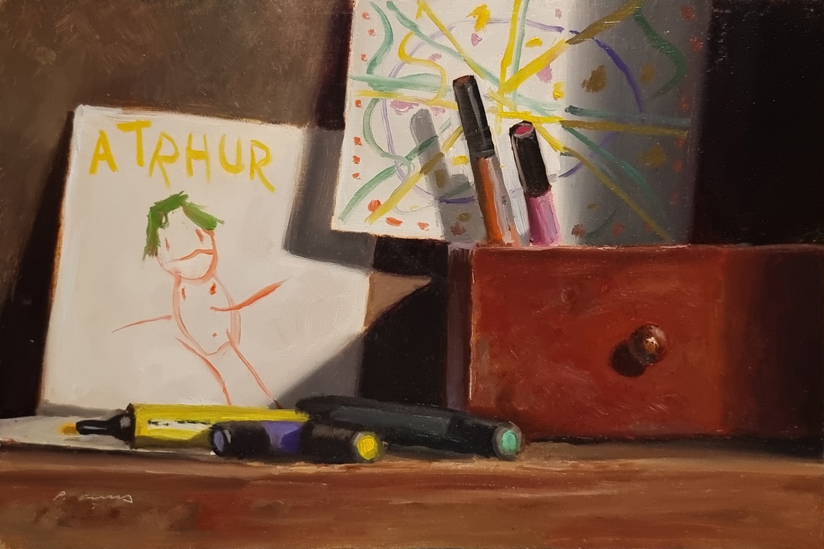 Peinture : Le Monde d'Arthur 
