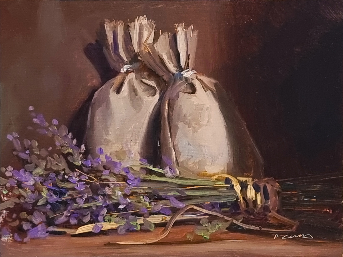 Peinture : Sachets de Lavande 