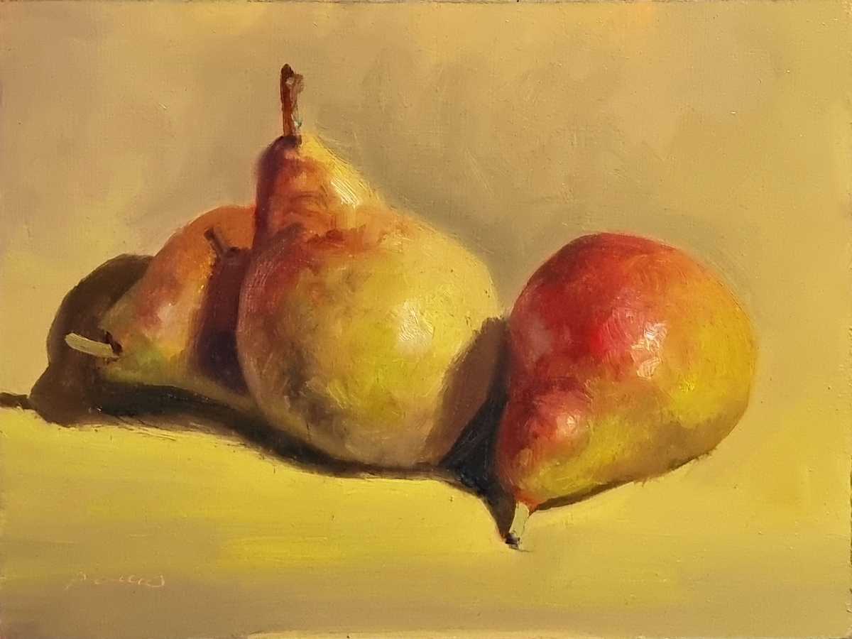 Peinture : 3 Poires 