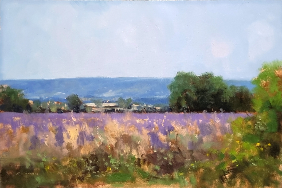 Peinture : Champs des Chevalys 