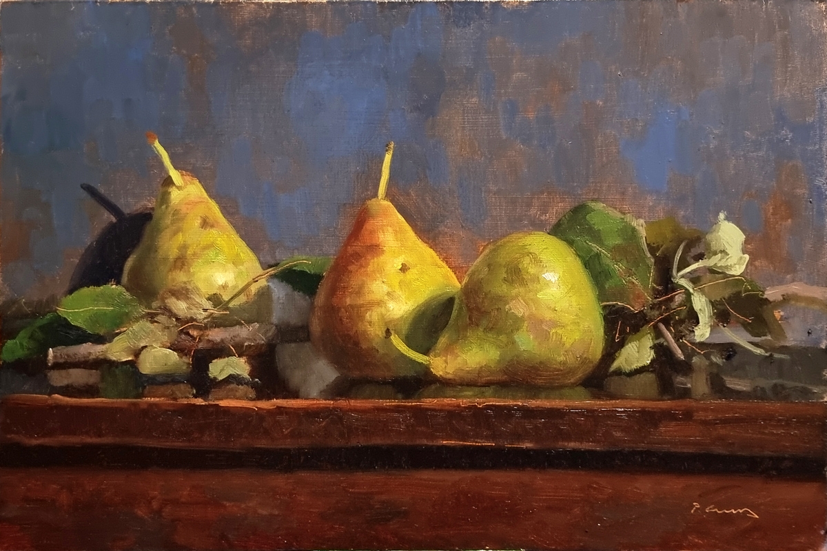 Peinture : Poires 