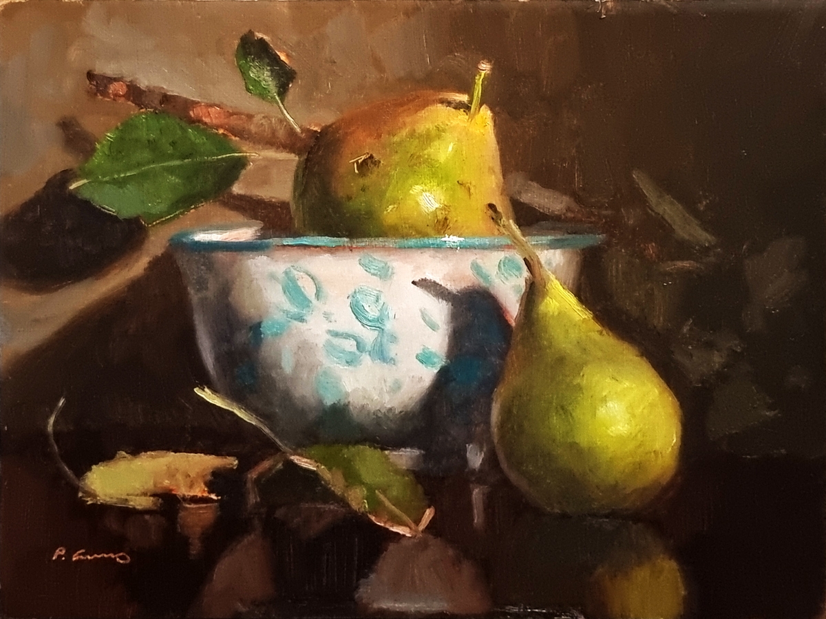 Peinture : 2 Poires 