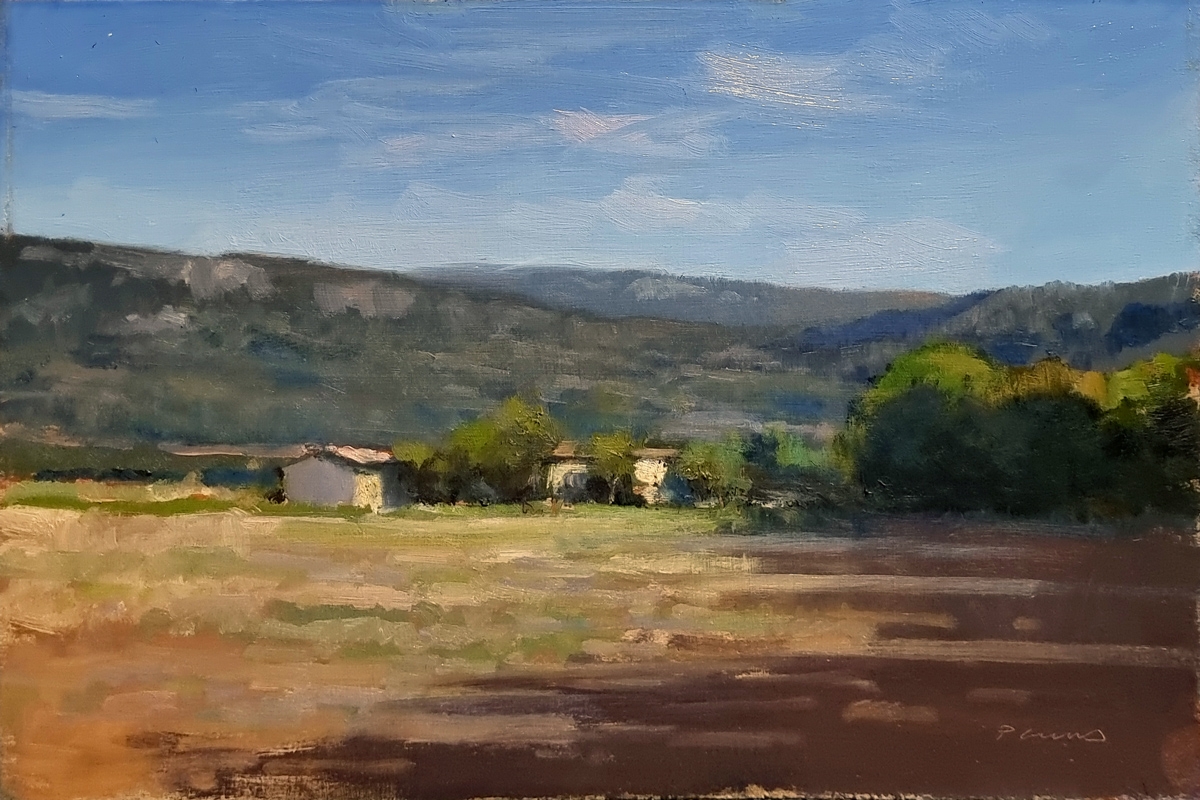 Peinture : Ferme vers Cadovi 