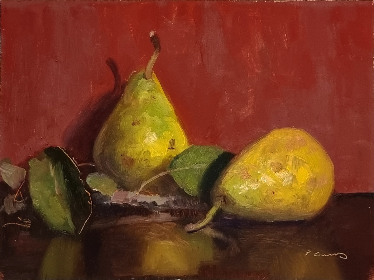 Peinture : 2 Poires 