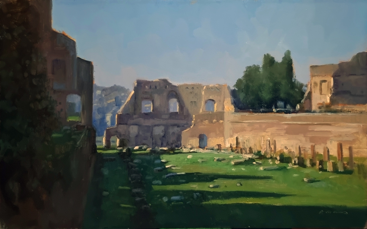 Peinture : Mt Palatin (Rome)