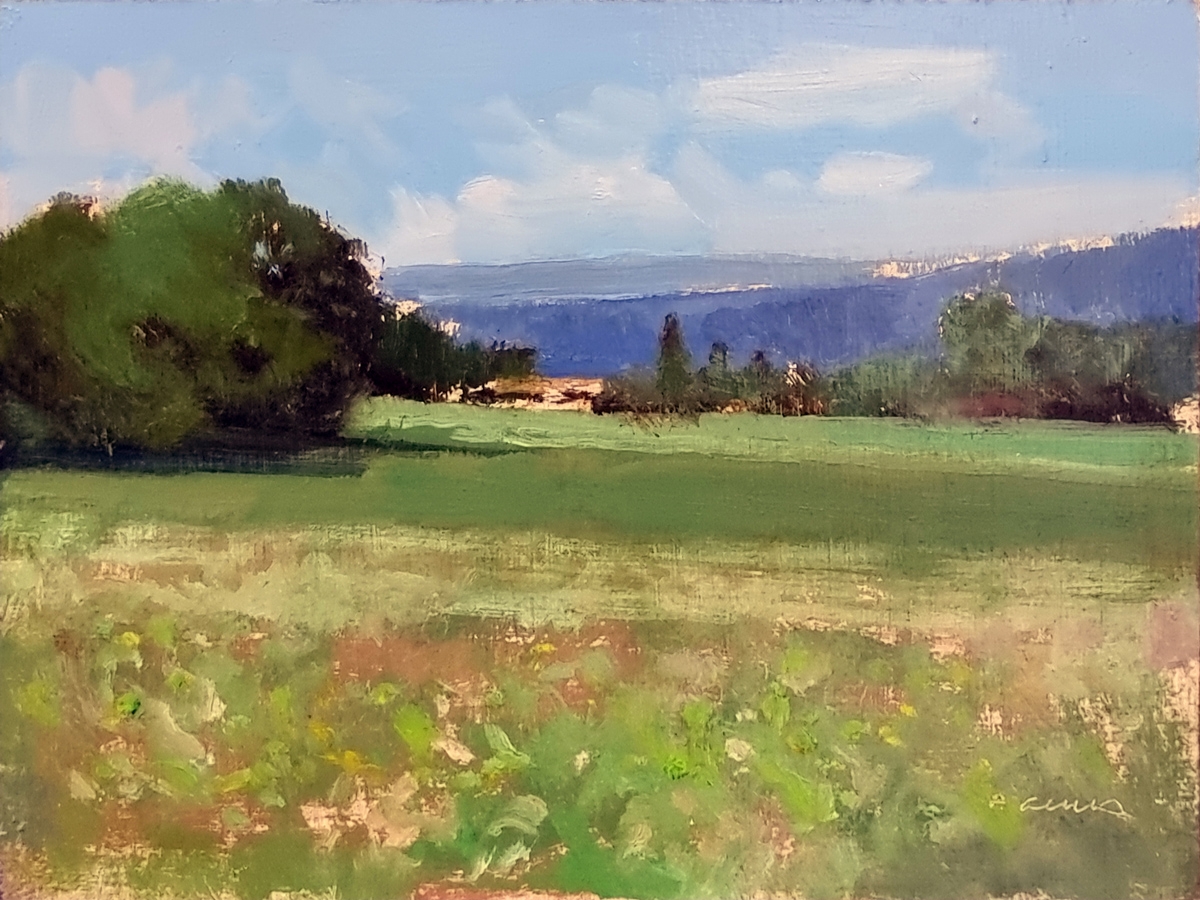 Peinture : Champs des Ateliers 