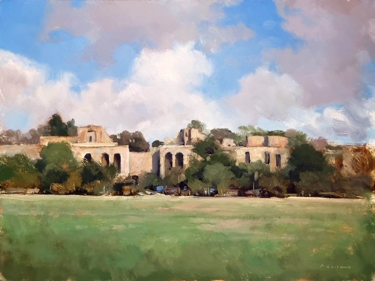 Peinture : Le Palatin (Vue du Cirque) 