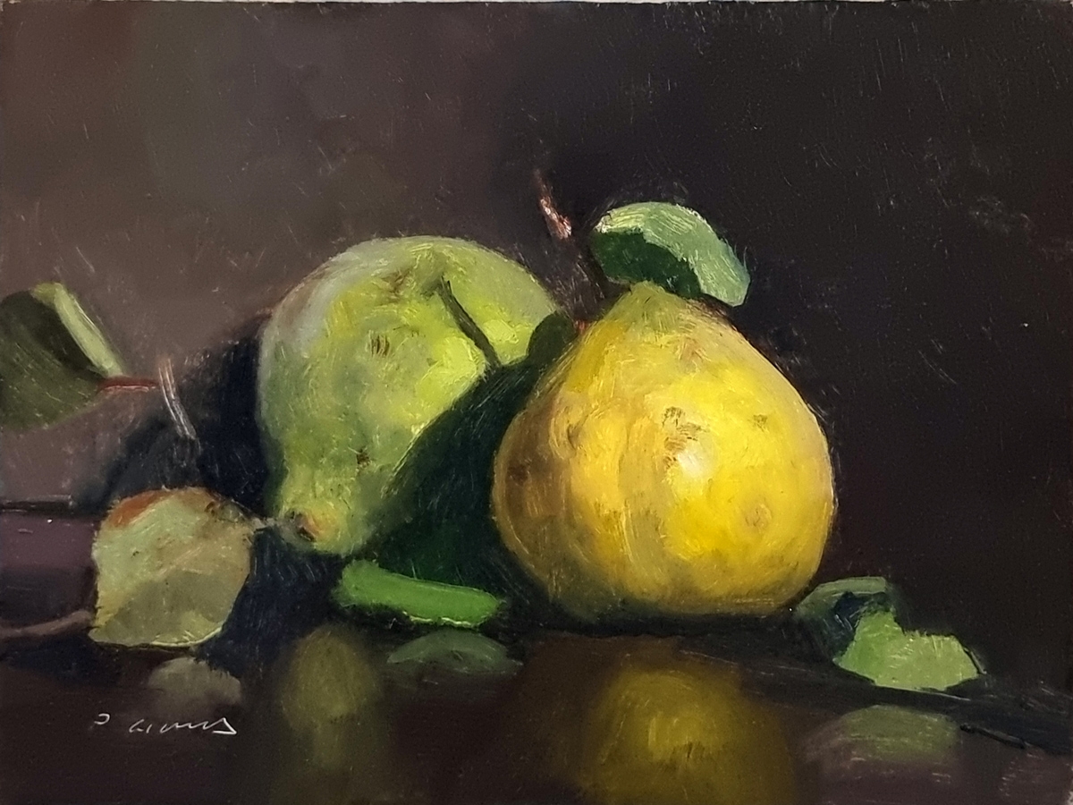 Peinture : 2 Coings 
