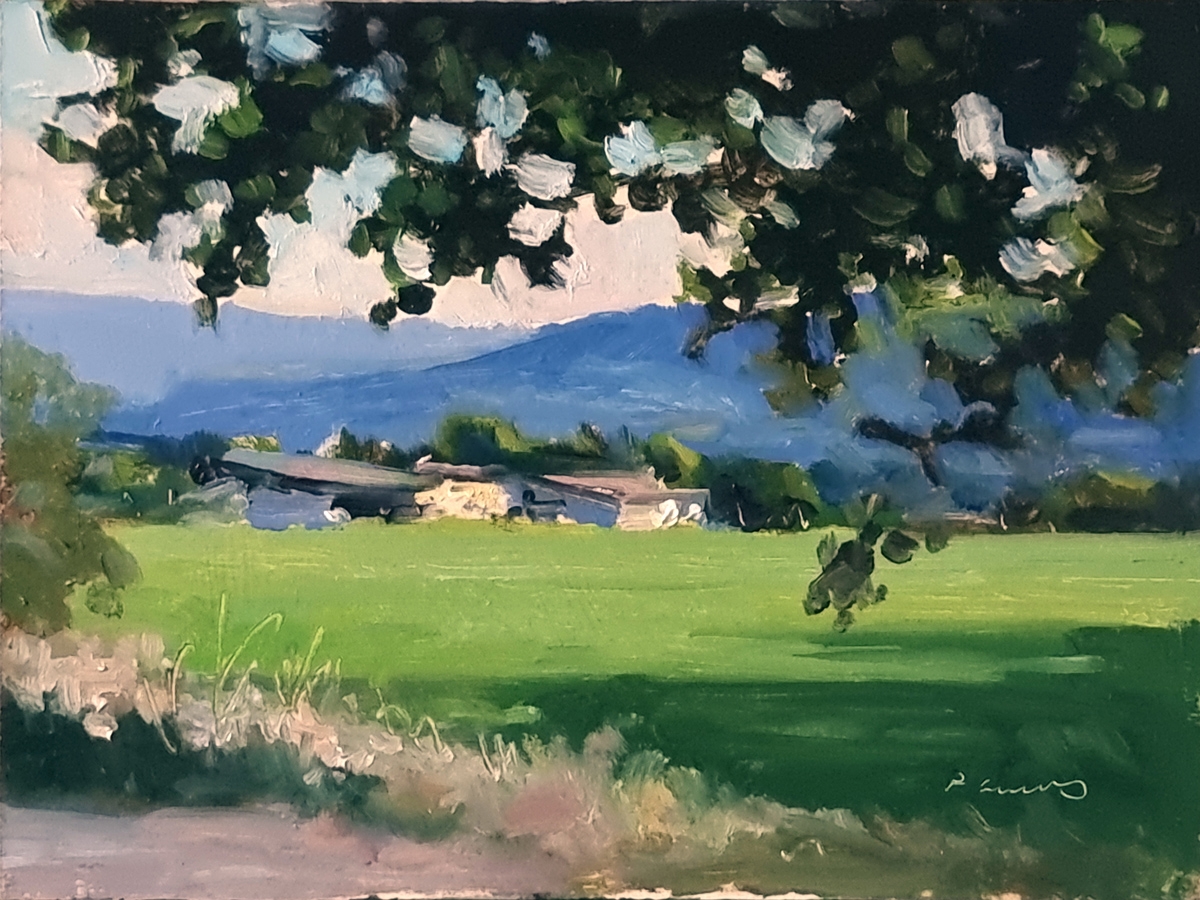 Peinture : Ferme de Font-Michelle 