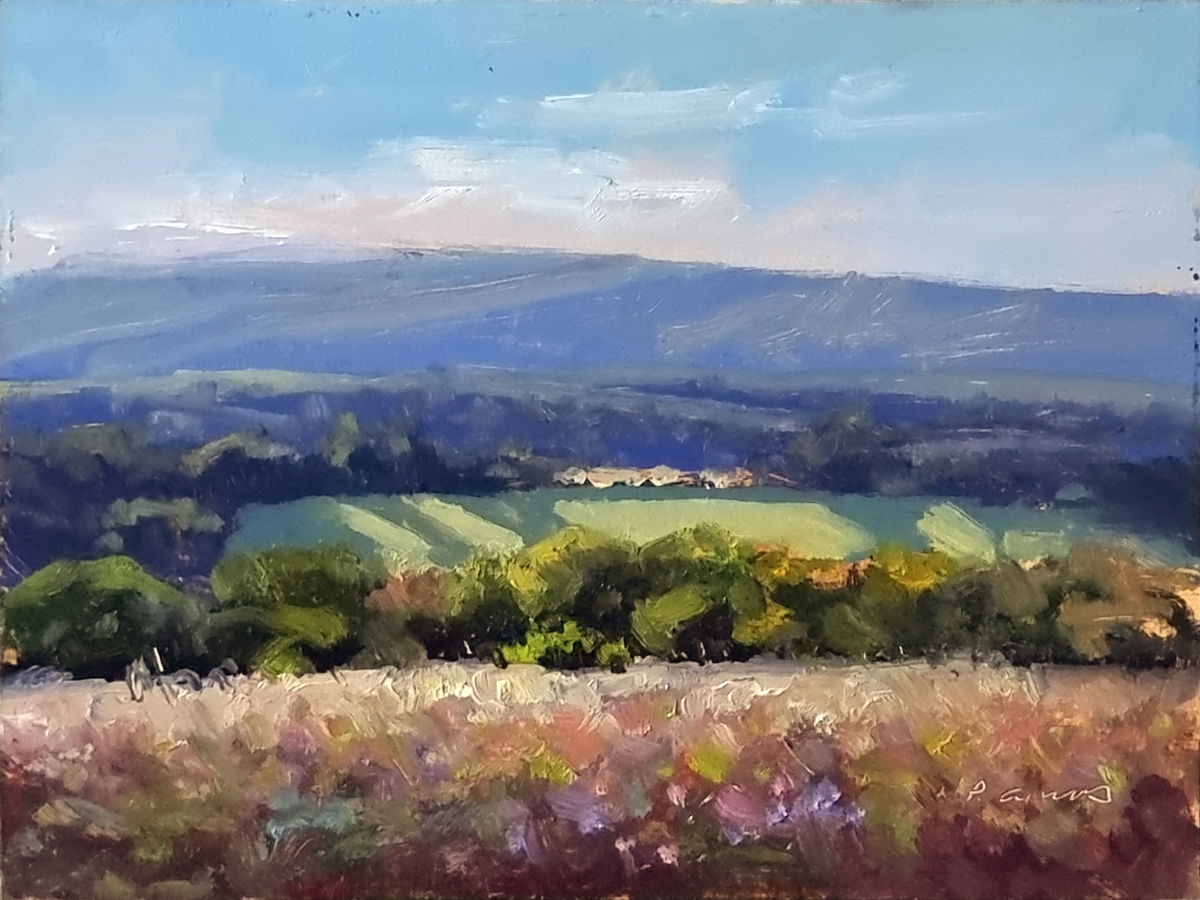 Peinture : Soir d'Octobre 
