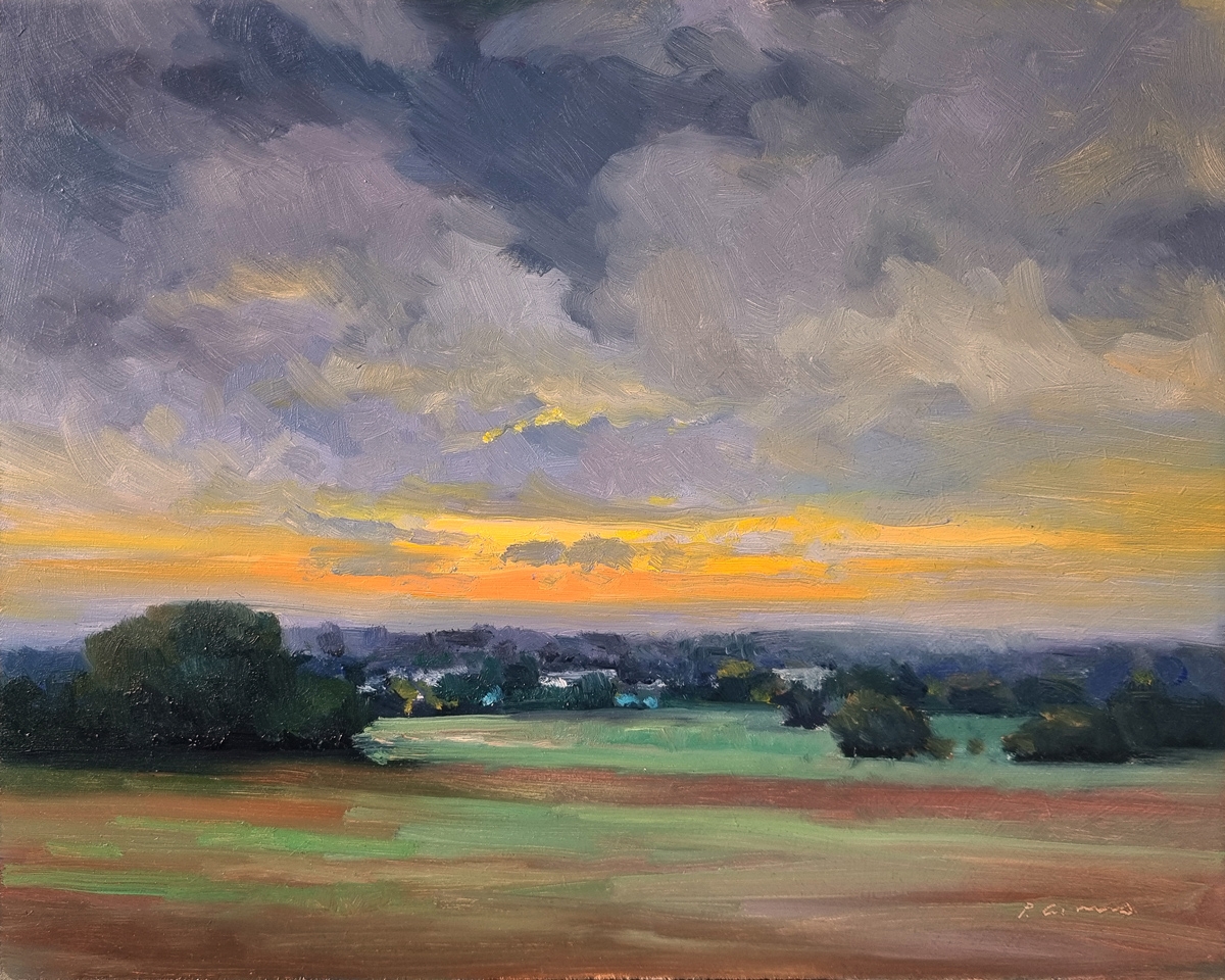 Peinture : Soir d'Automne 