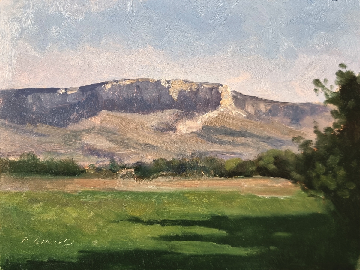 Peinture : Montagne de Gache 