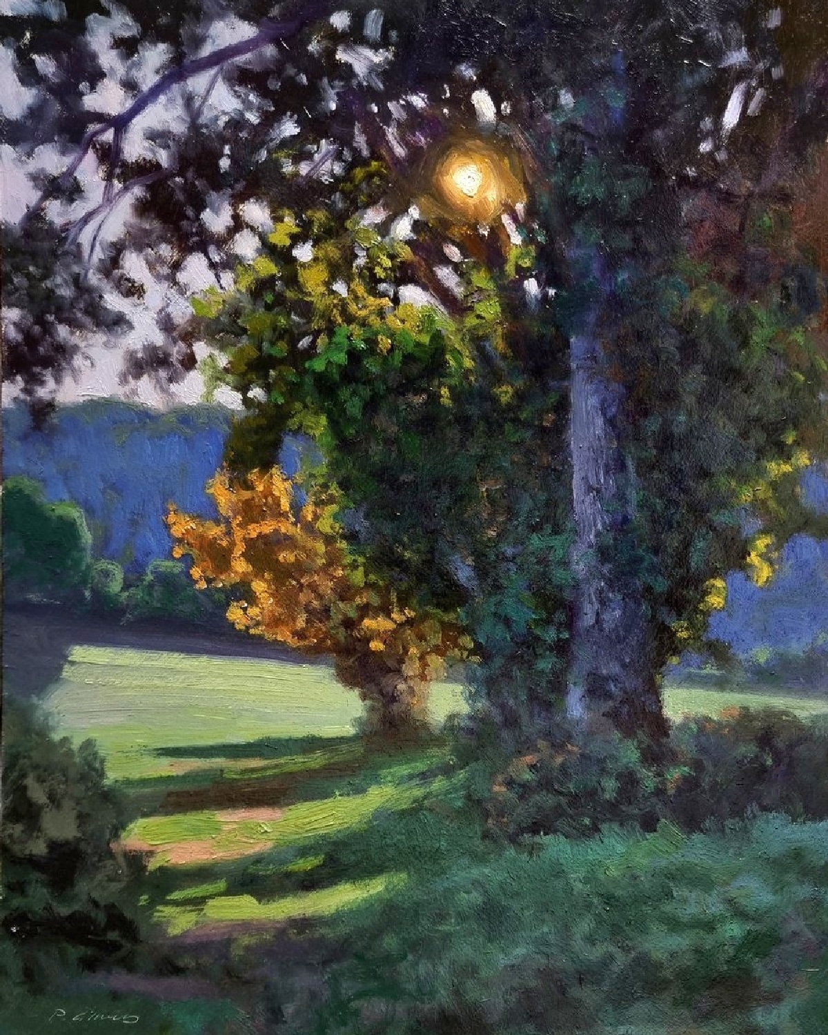 Peinture : Matin d'Octobre 
