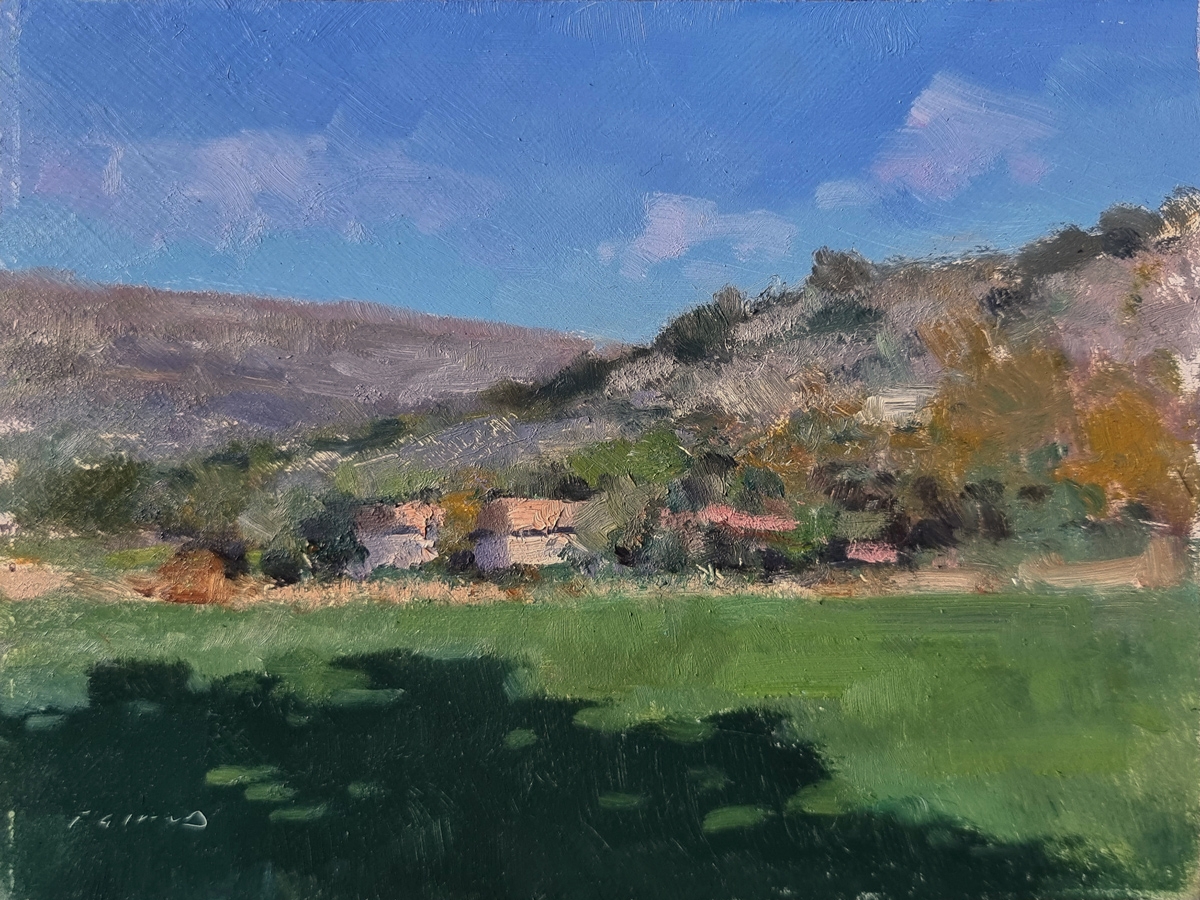 Peinture : Châteauneuf-Val-St-Donat 